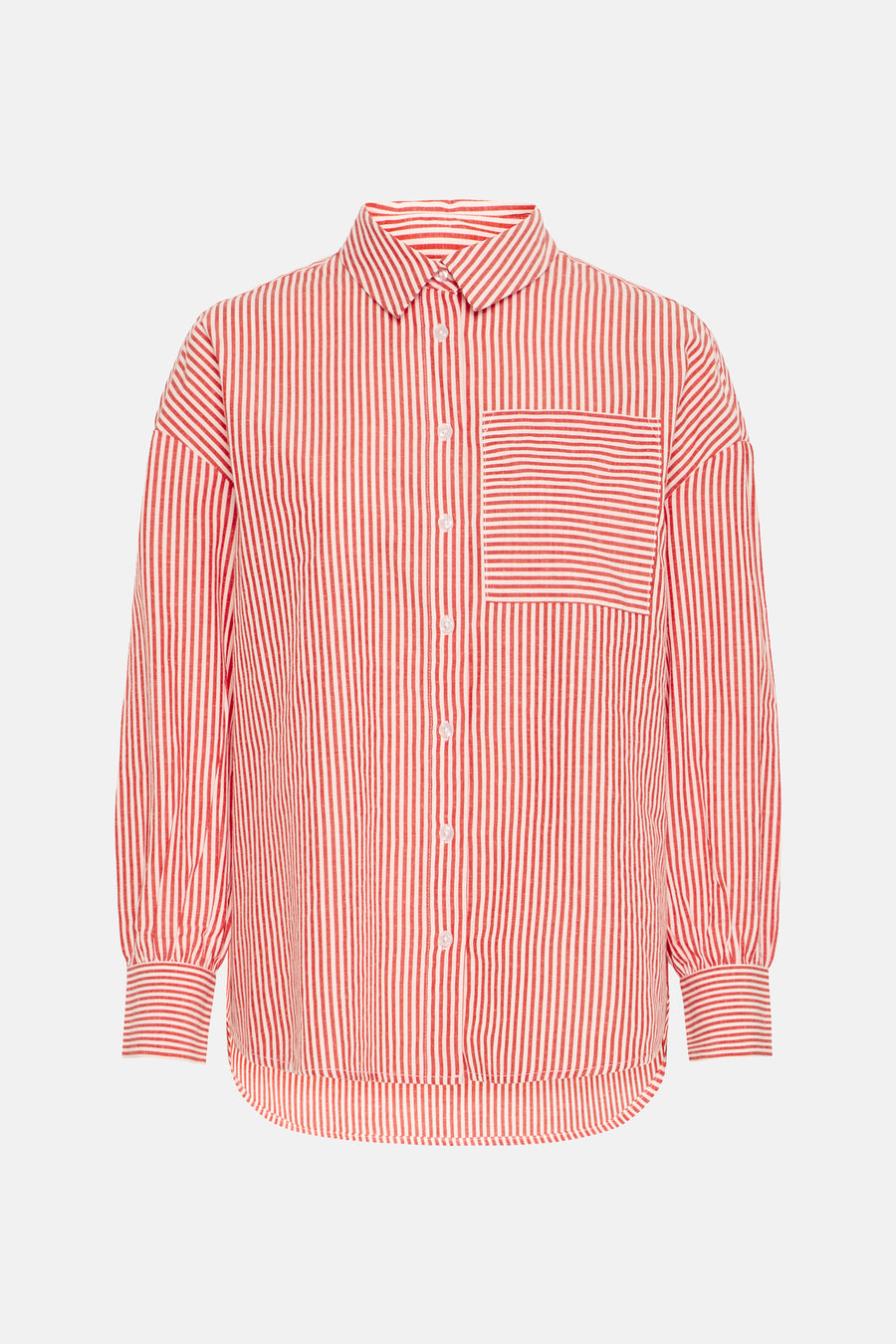 Chemise à manches longues - rouge - Fransa®