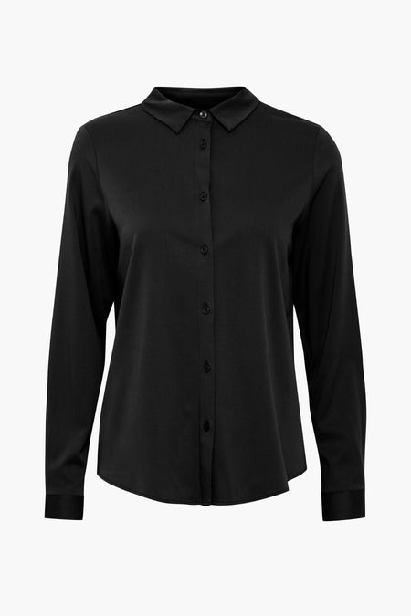 Chemise à manches longues - noir