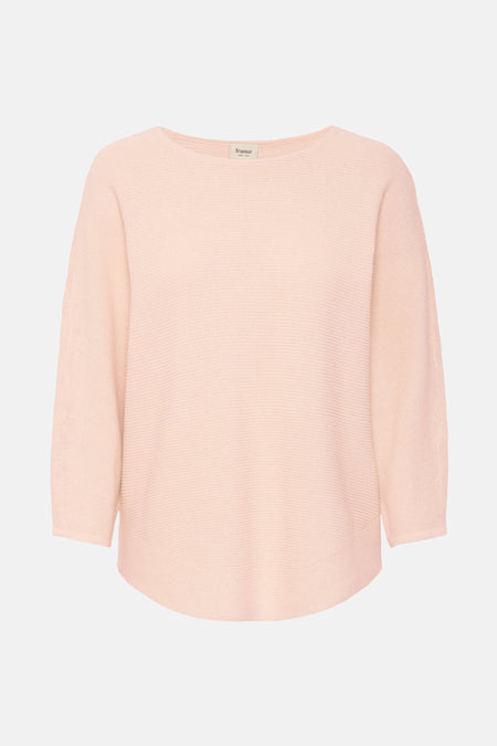 Pull col O rose - Fransa®