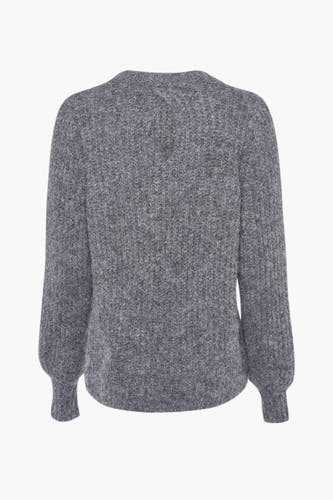 Pull à col rond - gris