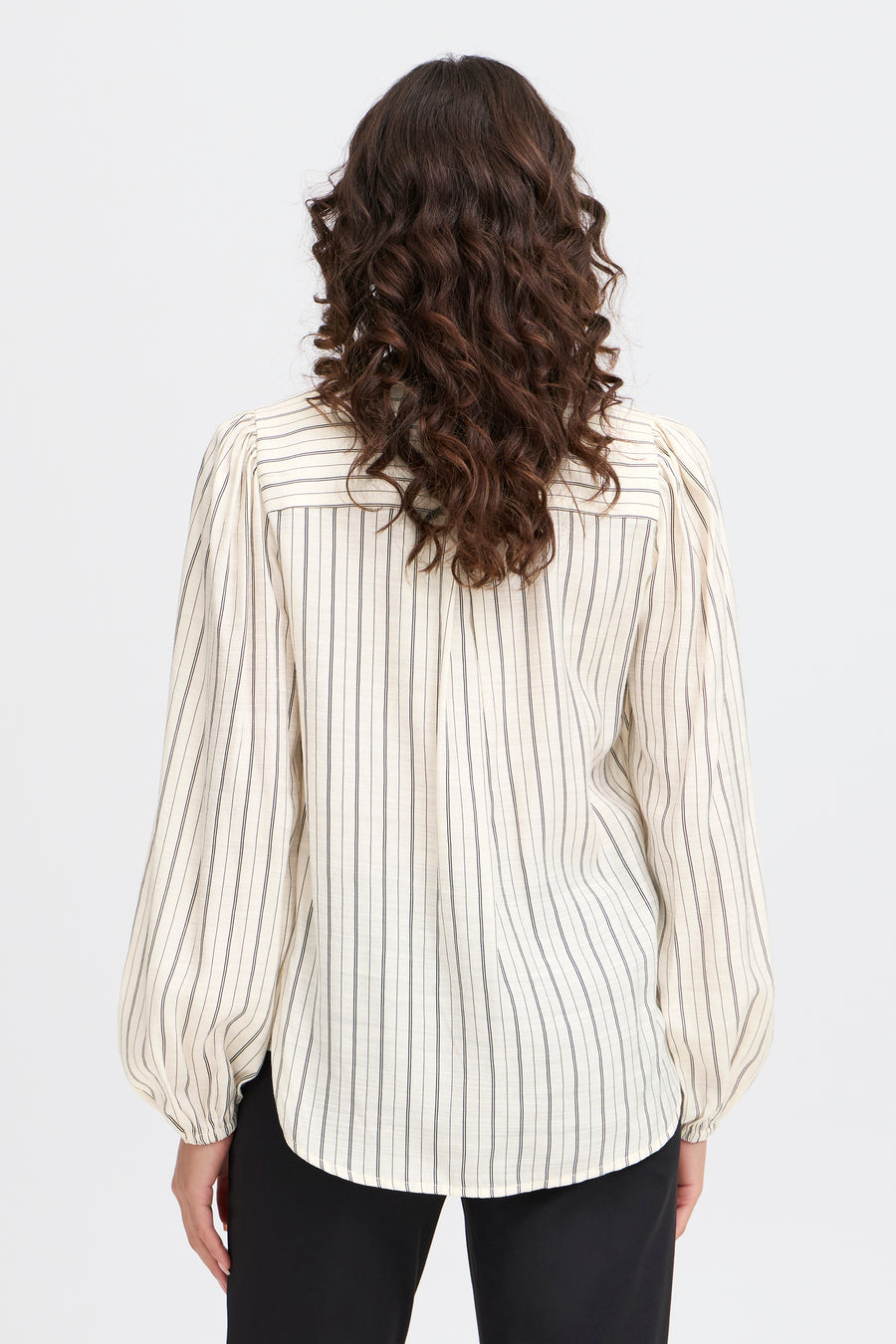 Blouse à manches longues - beige - Fransa®