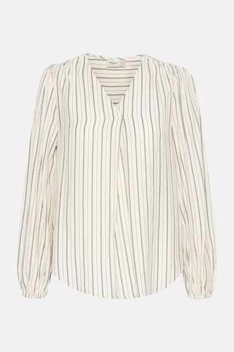 Blouse à manches longues - beige - Fransa®