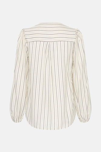 Blouse à manches longues - beige - Fransa®