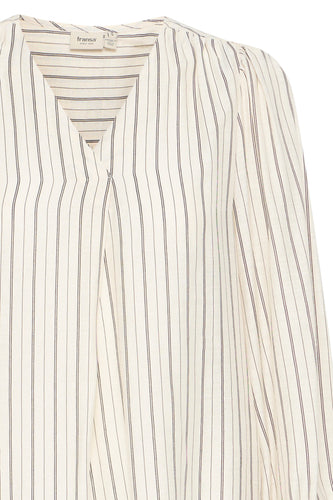 Blouse à manches longues - beige - Fransa®