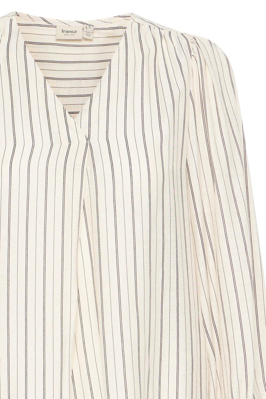 Blouse à manches longues - beige - Fransa®