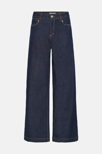 Jeans wide dark blue denim - Fransa® - Fransa® - 7