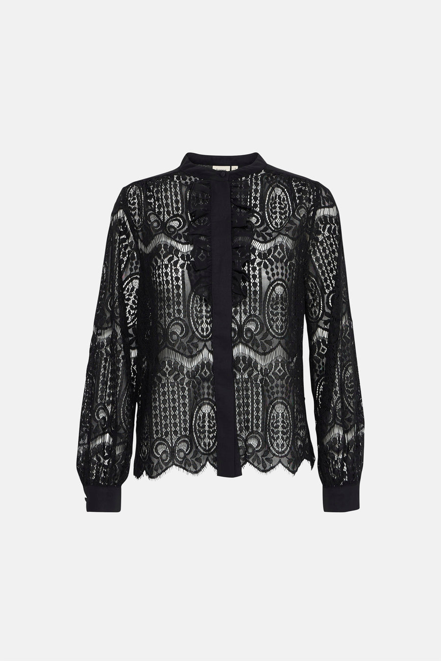 Chemise à manches longues - noir - Fransa®