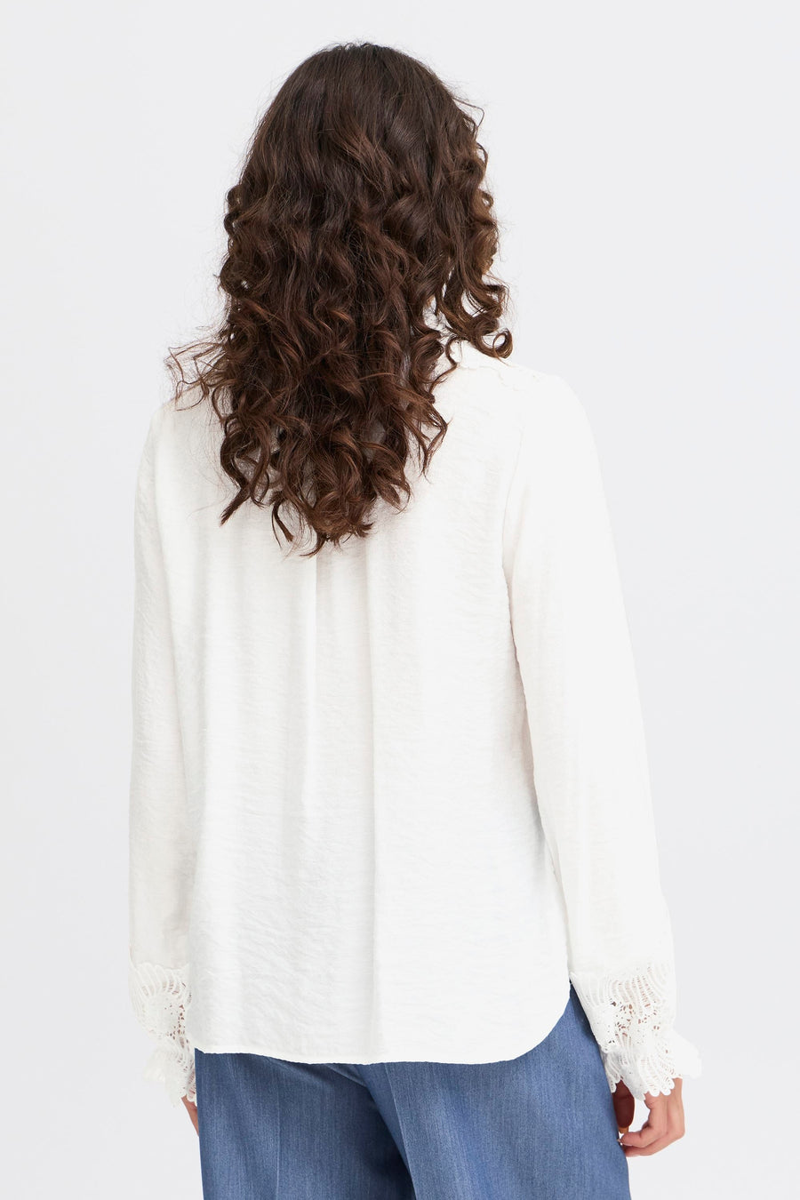 Chemise à manches longues - blanc - Fransa®