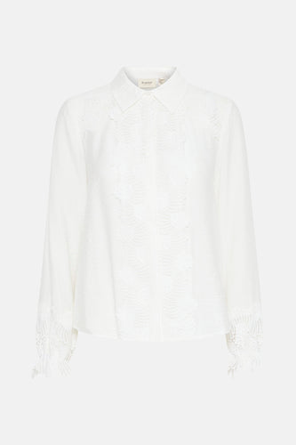 Chemise à manches longues - blanc - Fransa®