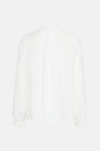 Chemise à manches longues - blanc - Fransa®