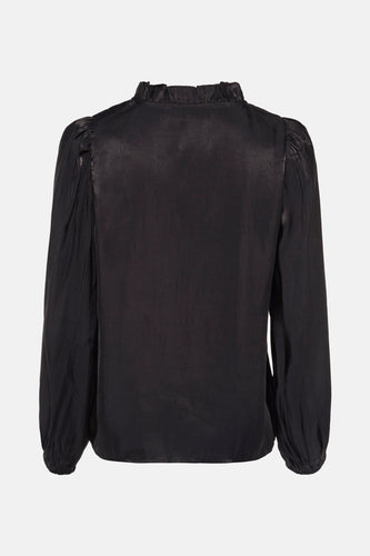 Blouse à manches longues - noir