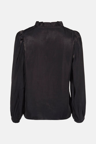 Blouse à manches longues - noir - Fransa®