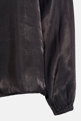 Blouse à manches longues - noir - Fransa®