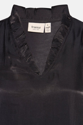 Blouse à manches longues - noir - Fransa®