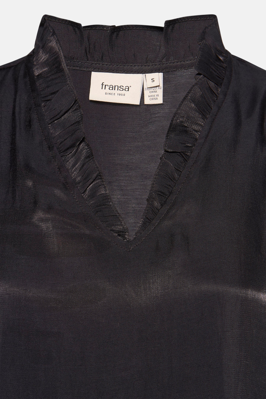 Blouse à manches longues - noir - Fransa®