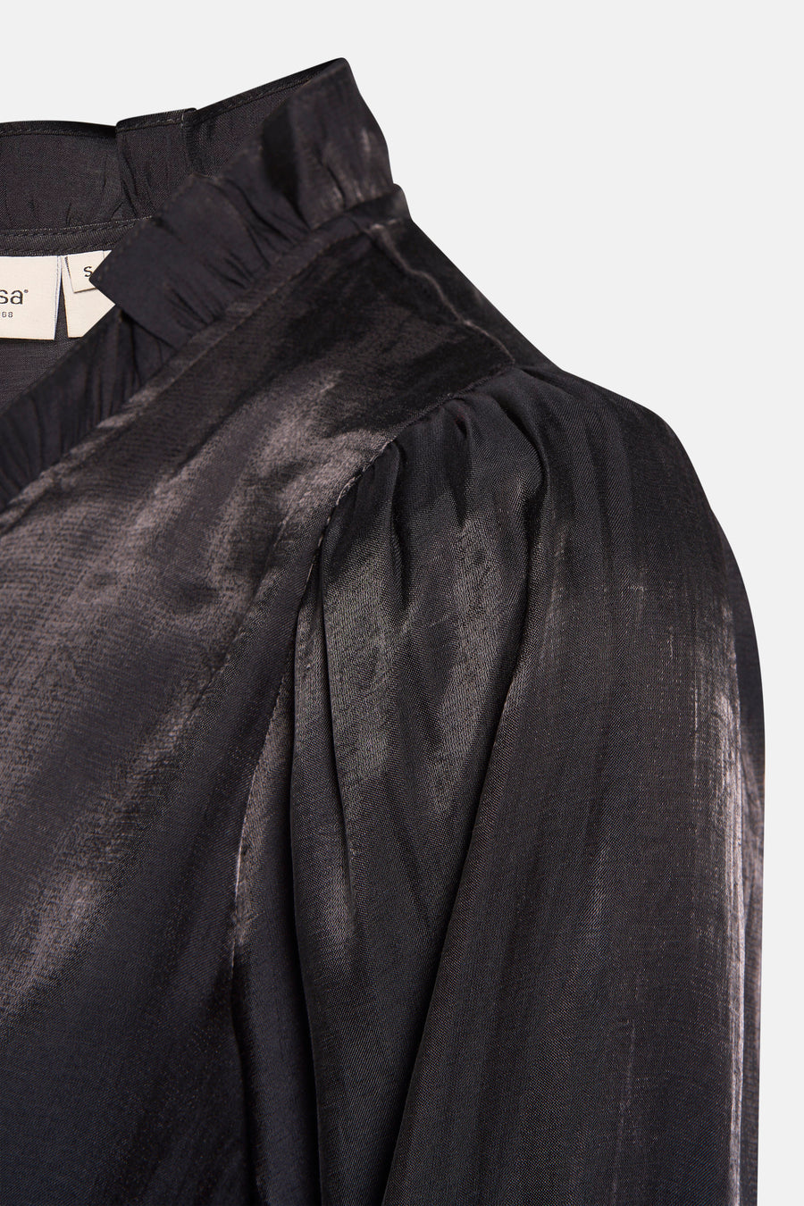 Blouse à manches longues - noir - Fransa®