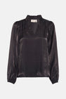 Blouse à manches longues - noir
