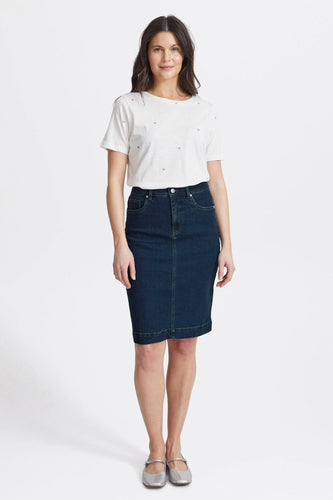 Jupe - dark blue denim - Fransa®