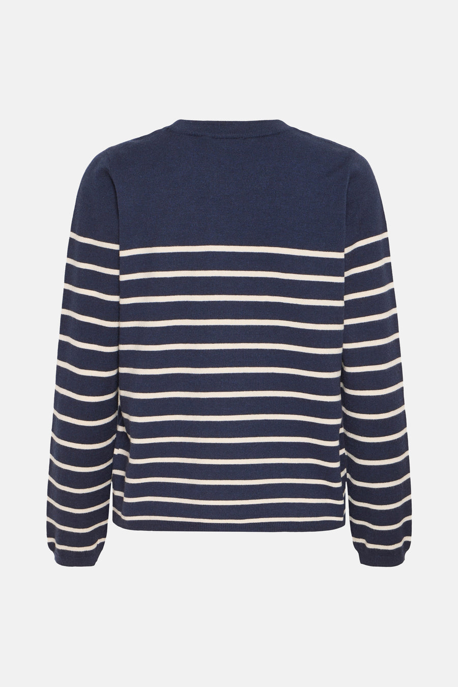 Pull à col rond - bleu - Fransa®