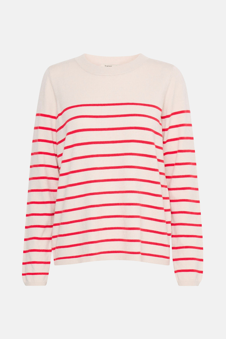 Pull à col rond - rouge - Fransa®