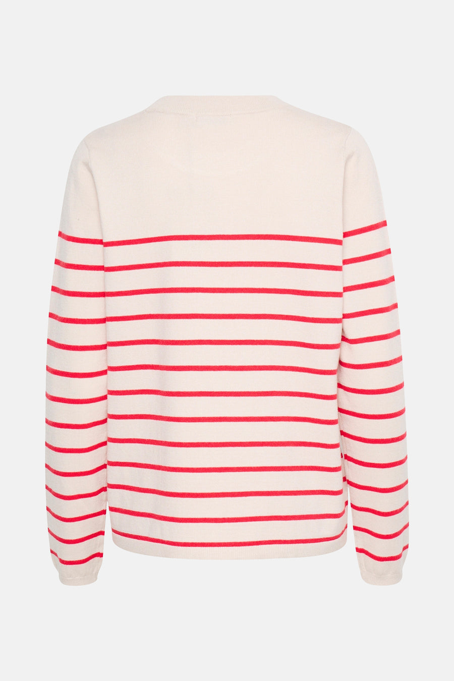 Pull à col rond - rouge - Fransa®