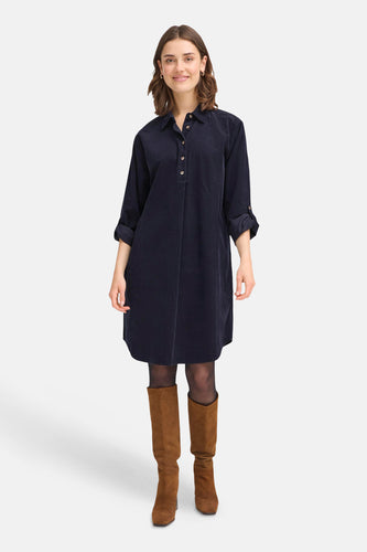 Robe à manches longues - bleu - Fransa®