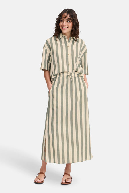 Chemise à manches courtes - Kaki