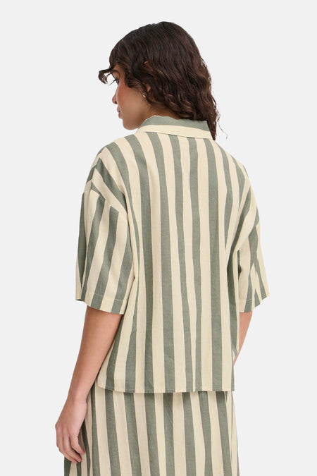 Chemise à manches courtes - Kaki