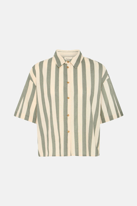 Chemise à manches courtes - Kaki