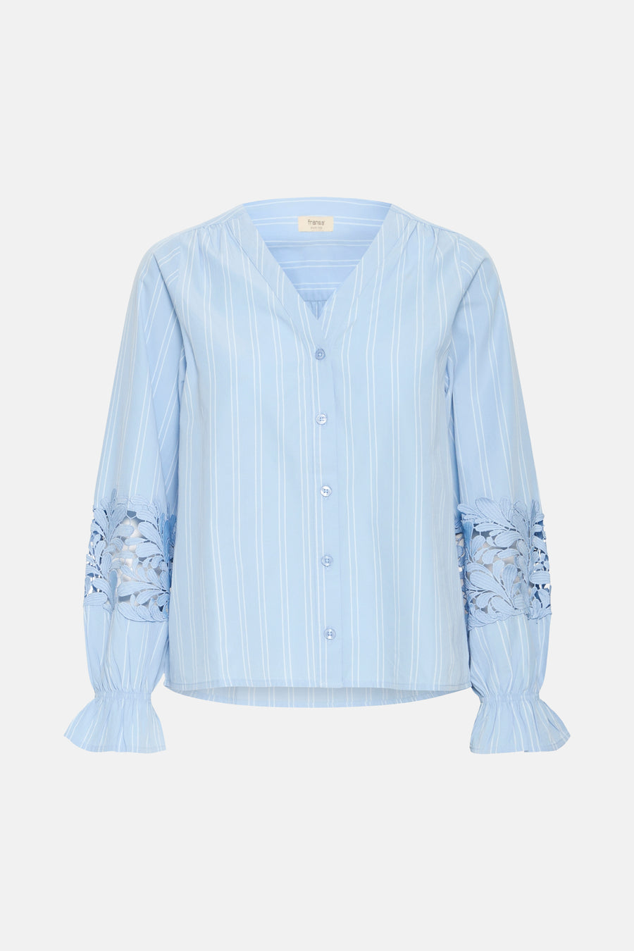 Chemise à manches longues - bleu - Fransa®