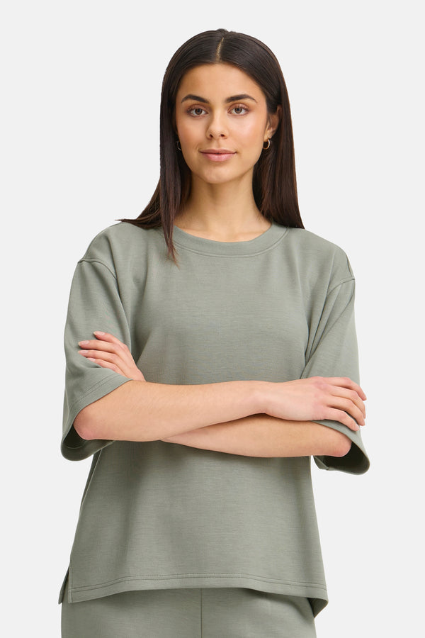 Sweat col O Vert - Fransa®