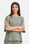 Sweat col O Vert - Fransa®