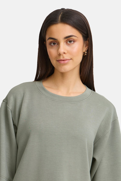 Sweat col O Vert - Fransa®