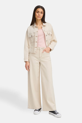 Jeans coloré - off white denim