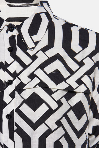 Chemise à manches longues - noir - Fransa®