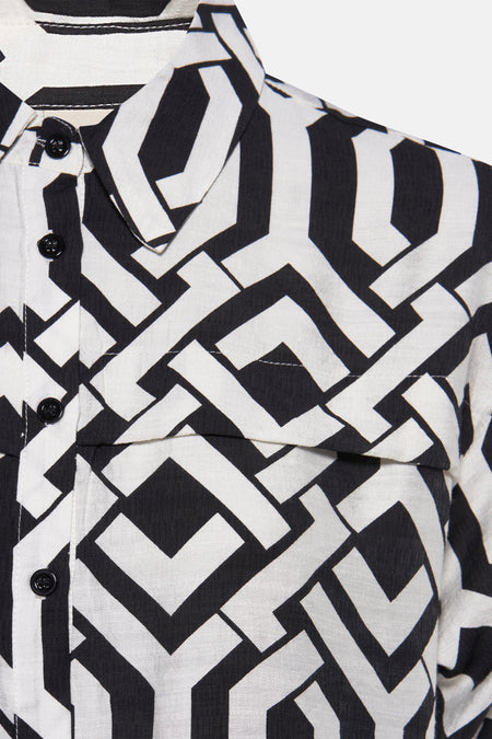 Chemise à manches longues - noir