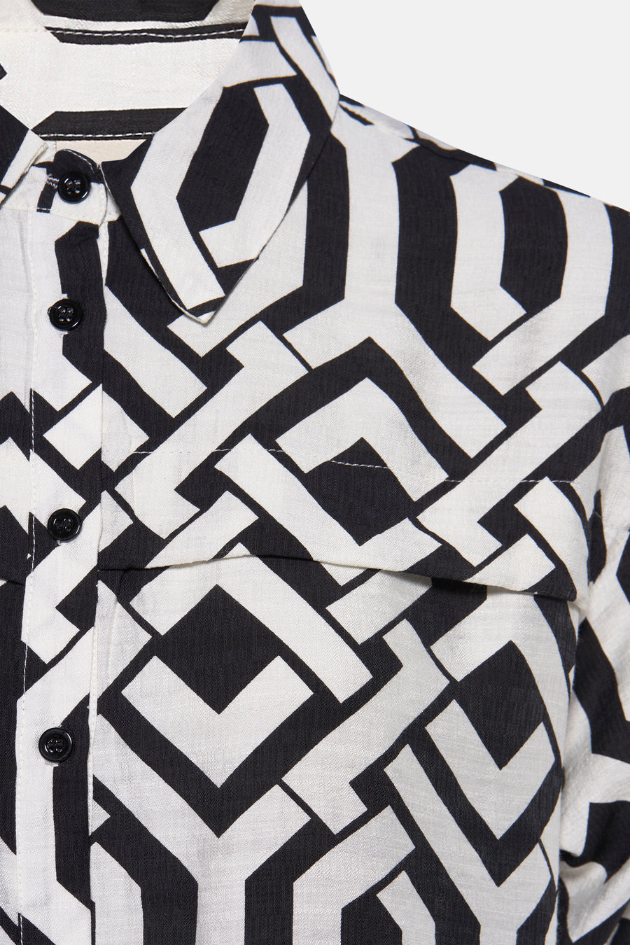 Chemise à manches longues - noir - Fransa®