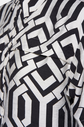 Chemise à manches longues - noir - Fransa®