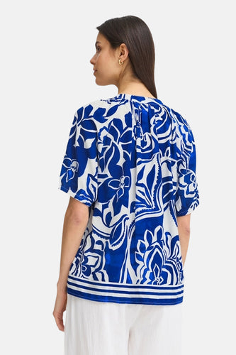 Blouse - bleu - Fransa®