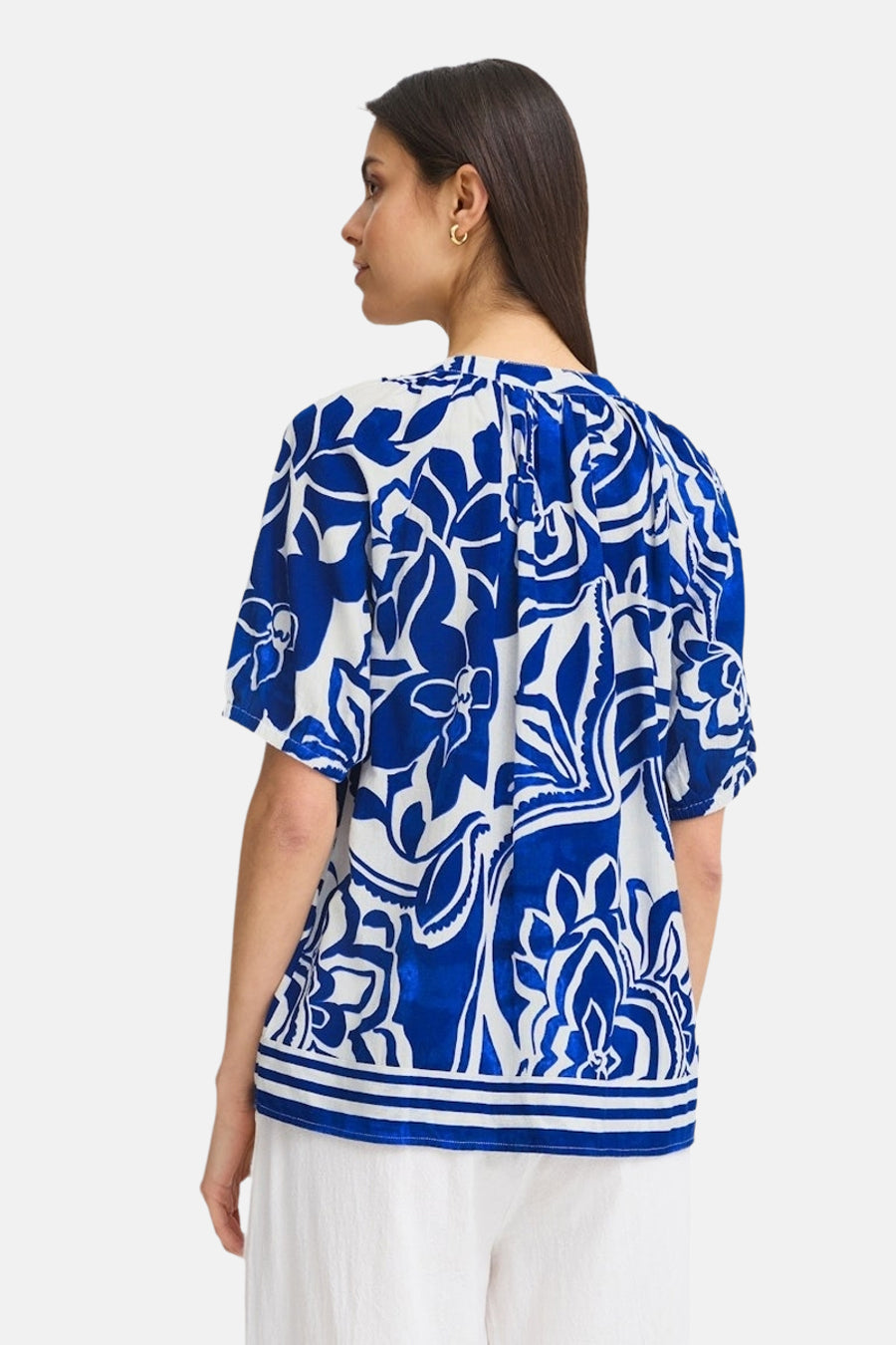 Blouse - bleu - Fransa®