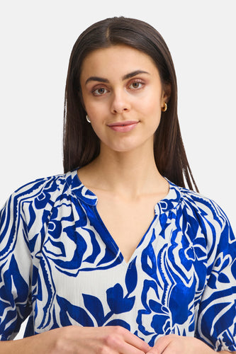 Blouse - bleu