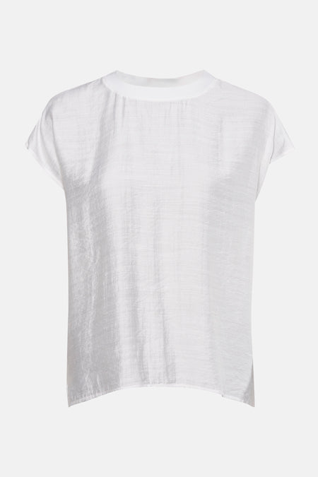 Blouse à manches courtes - Blanc