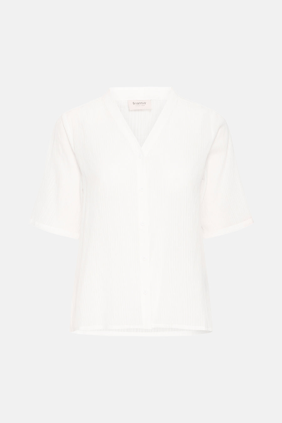 Chemise à manches courtes - blanc - Fransa®