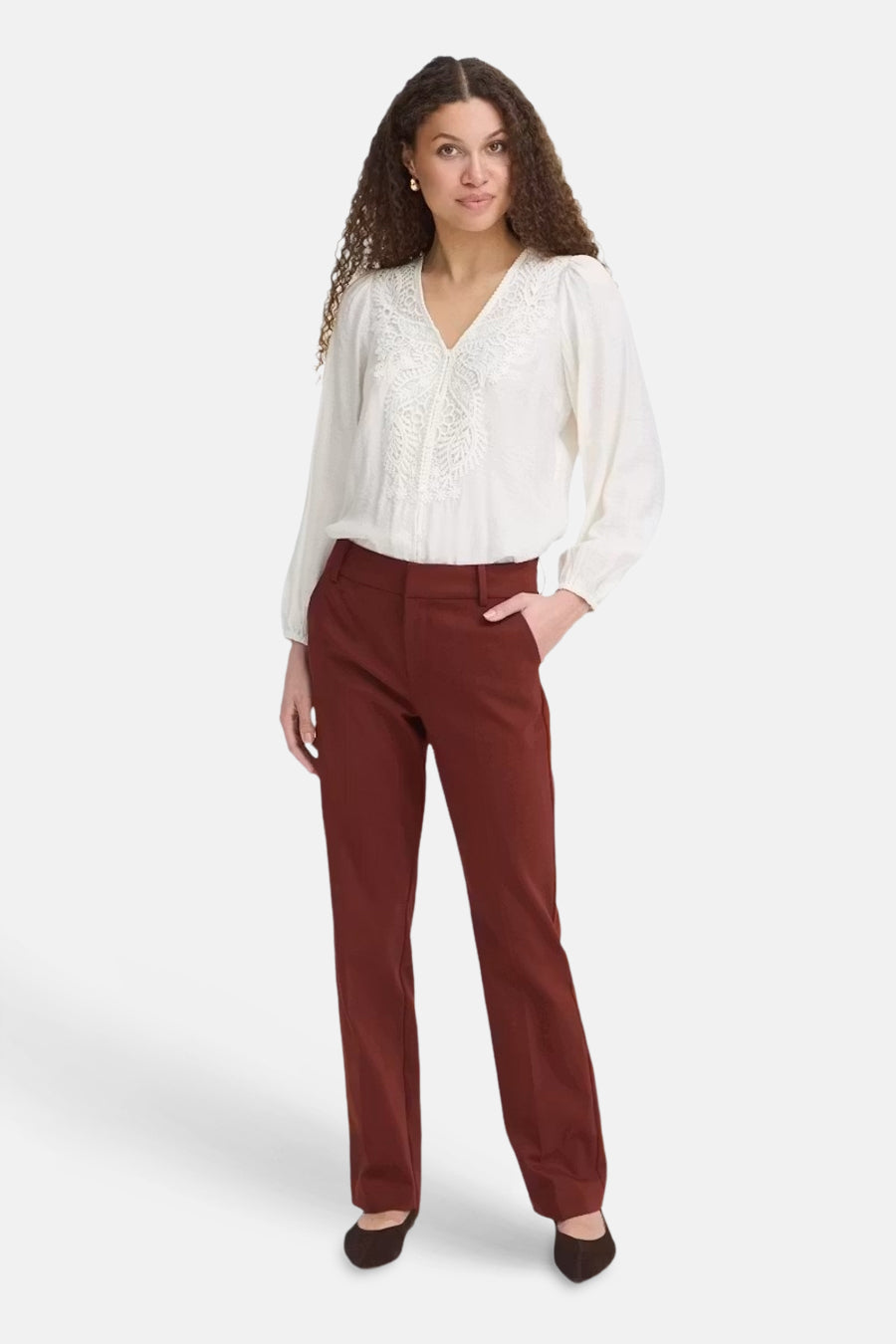 Pantalon - brun