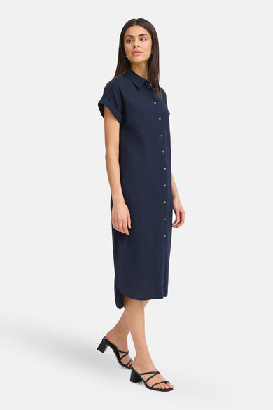 Robes manches courtes Bleu - Fransa®