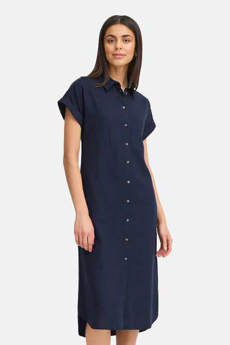 Robes manches courtes Bleu - Fransa®