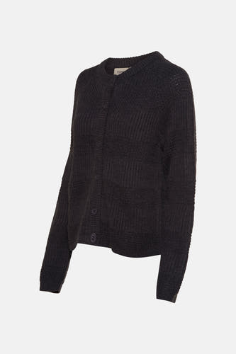 Gilet gris de France, avec des manches longues et une fermeture à boutons.