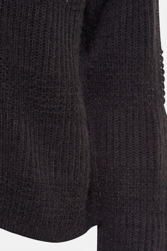 Gilet gris de France avec une texture grossière, cotonneuse et des bordures décoratives sur les côtés.