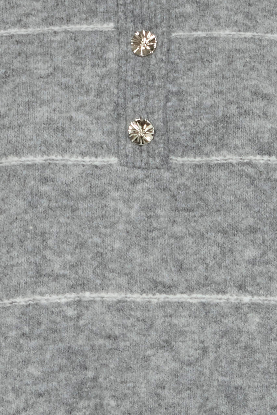 Pull à col en V - gris - Fransa®