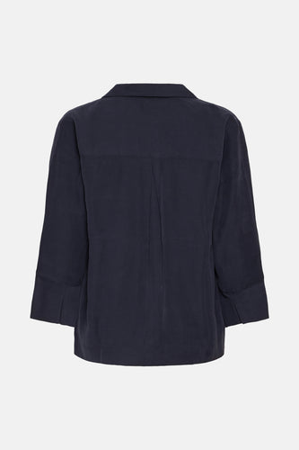 Blouse à manches longues - bleu